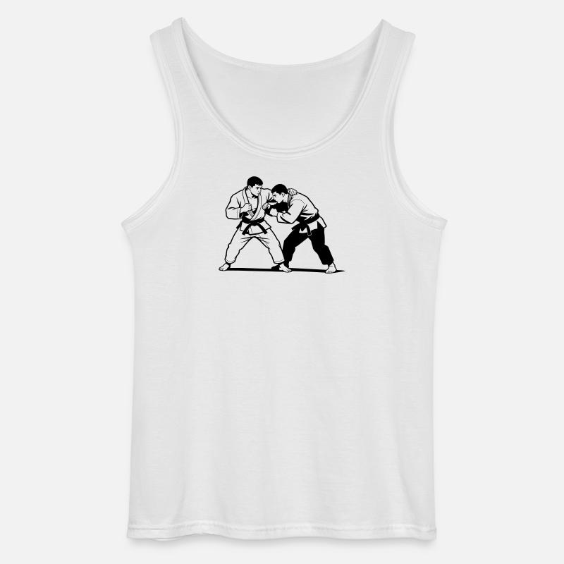 Sambo - Gildan Männer Tank Top - Weiß