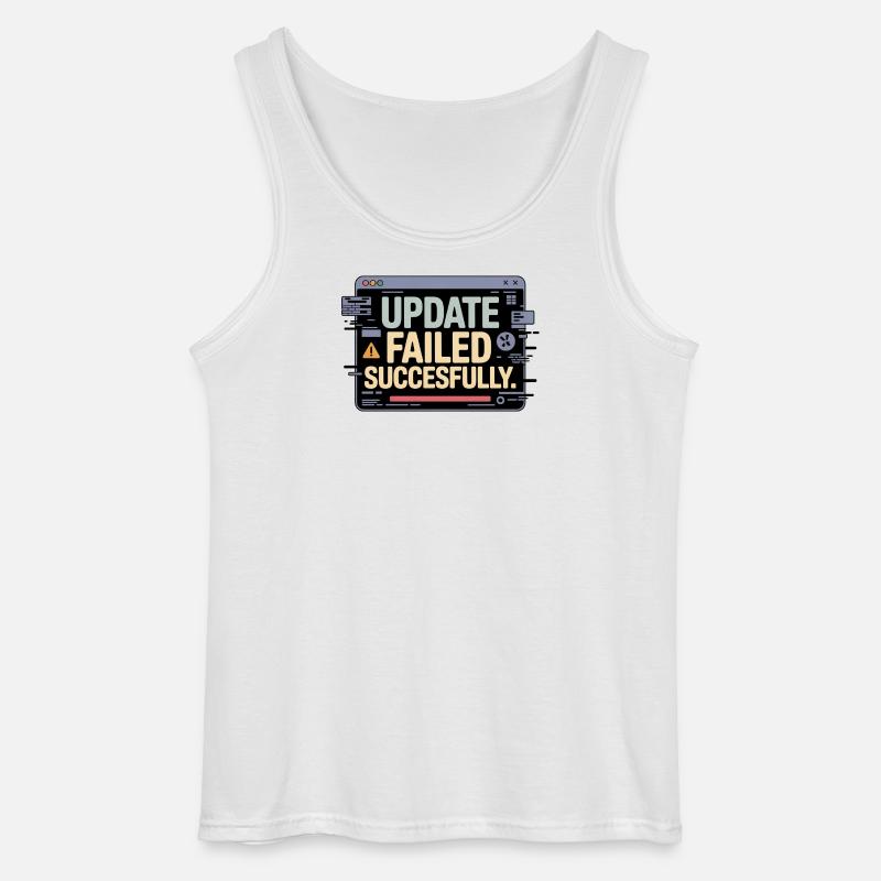 update-failed-successfully - Gildan Männer Tank Top - Weiß