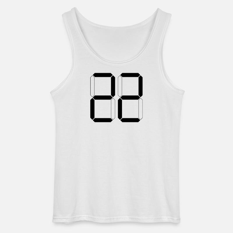 NUMMER 22 Zweiundzwanzig Geschenk Digital - Gildan Männer Tank Top - Weiß