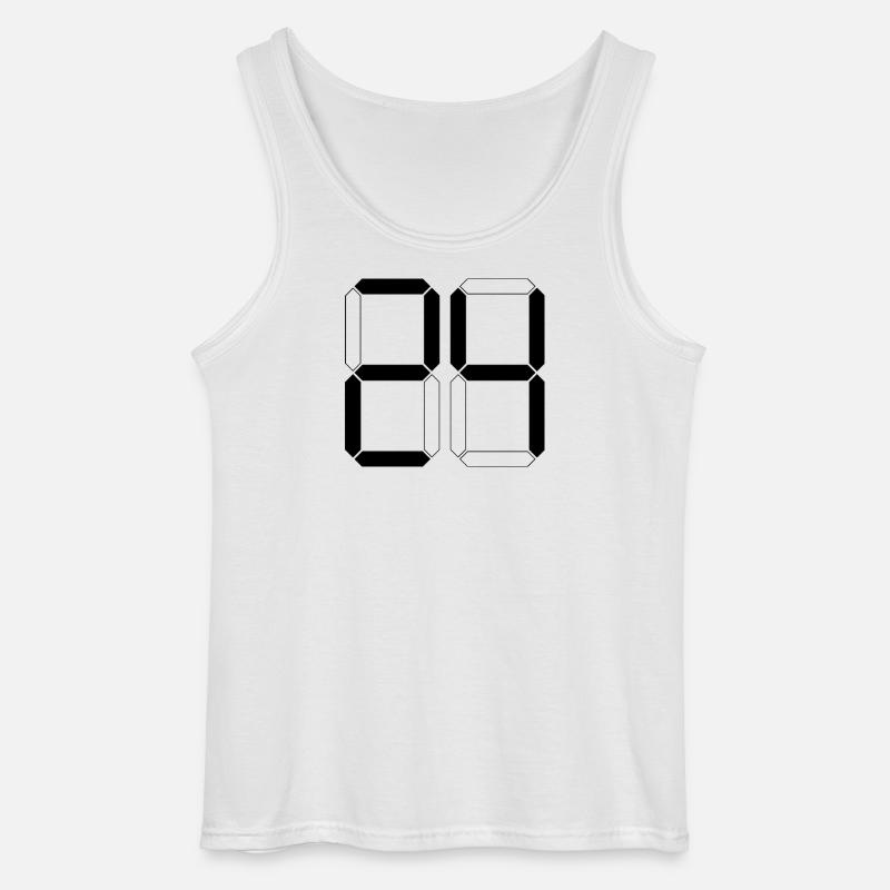 NUMMER 24 Vierundzwanzig Geschenk Digital - Gildan Männer Tank Top - Weiß