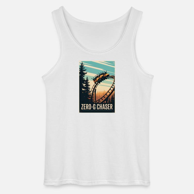 Zero-G Jäger | Achterbahn Thrill - Gildan Männer Tank Top - Weiß