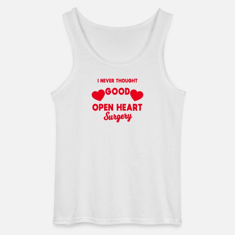 Open Heart Siegestee - Gildan Männer Tank Top - Weiß