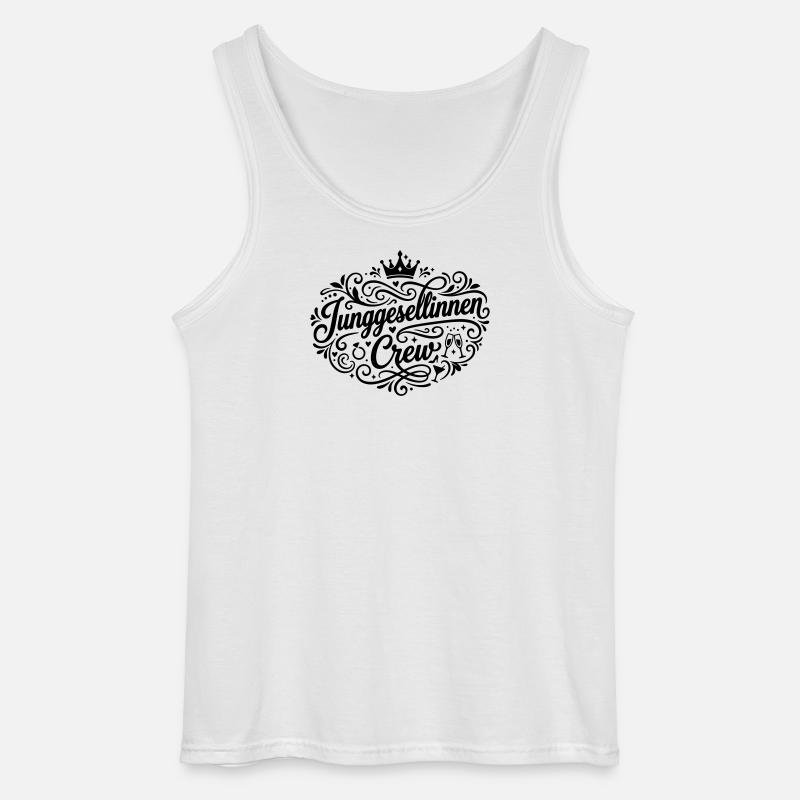 Junggesellinnen Crew Jga - Gildan Männer Tank Top - Weiß