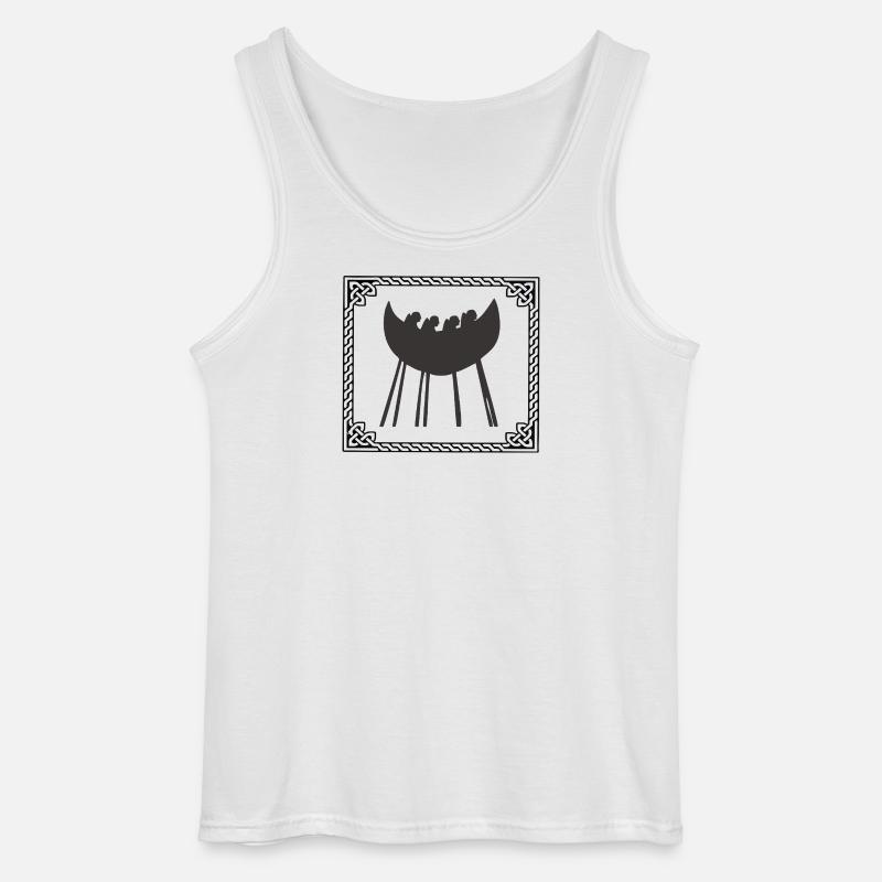 Caherciveen-Boot - Gildan Männer Tank Top - Weiß