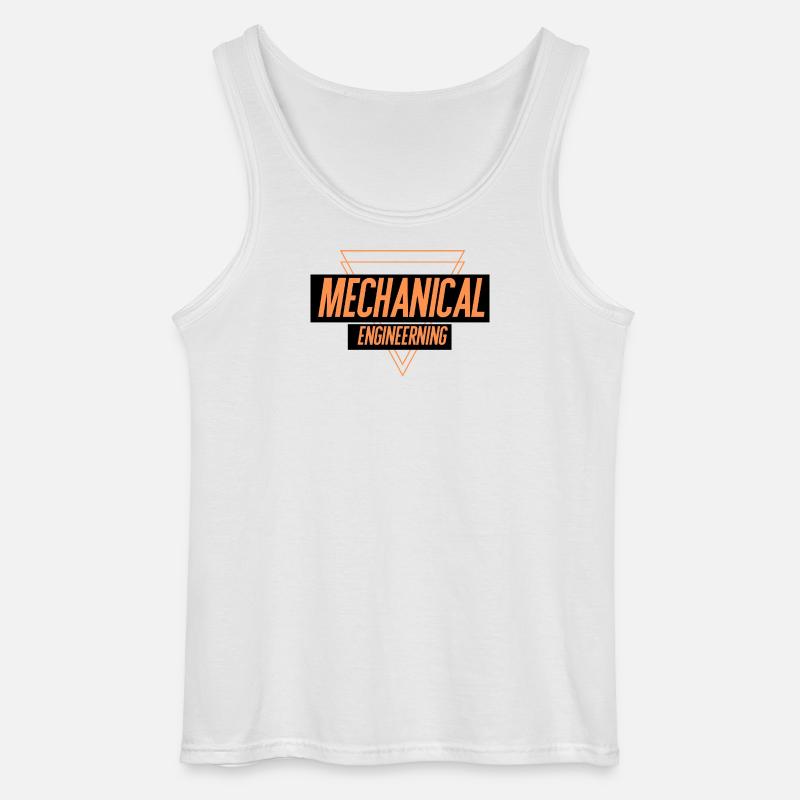 Mechanical Engineering  - Gildan Men’s Tank Top - white