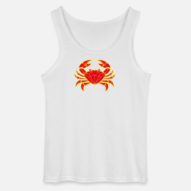 Krebs – Schutz & Stärke - Gildan Männer Tank Top - Weiß