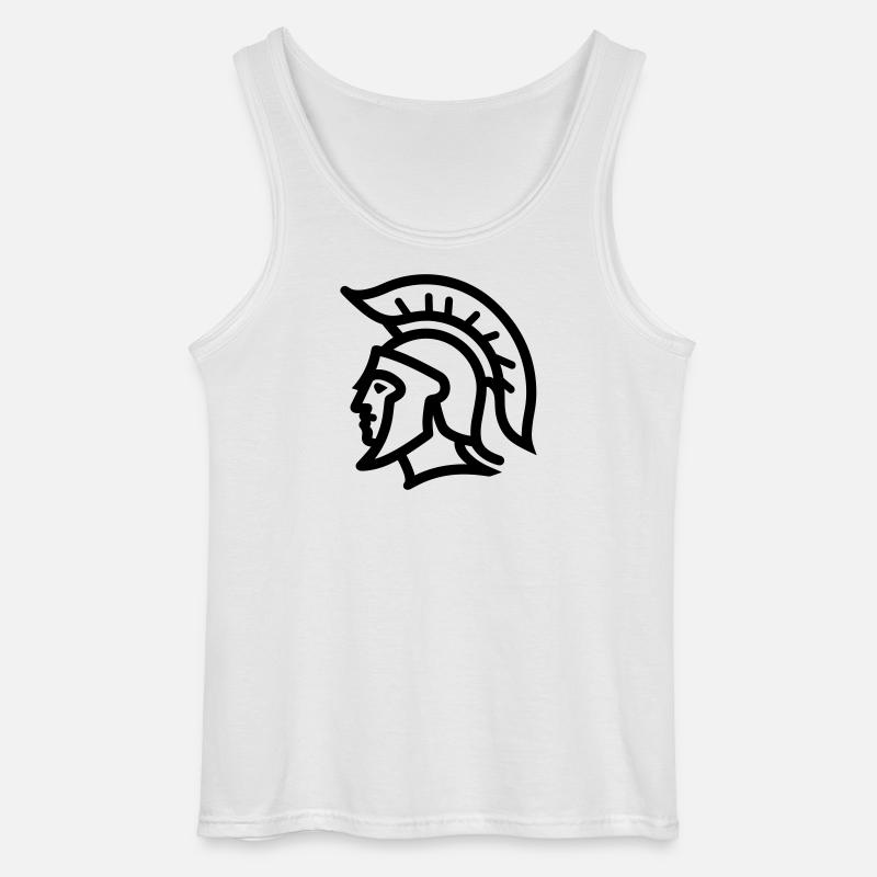 Spartanisch - Gildan Männer Tank Top - Weiß