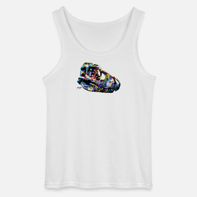 Tarbosaurus - Gildan Männer Tank Top - Weiß
