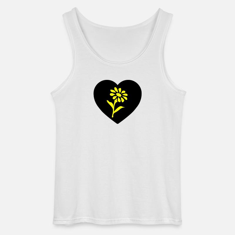 Blumen - Gildan Männer Tank Top - Weiß