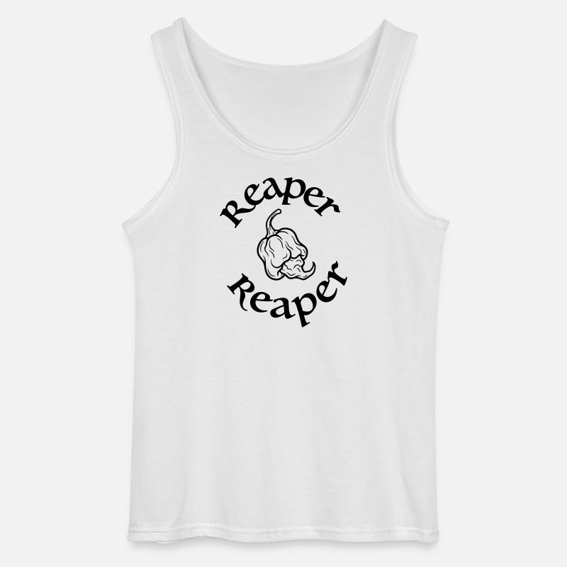 Carolina Reaper - Gildan Männer Tank Top - Weiß