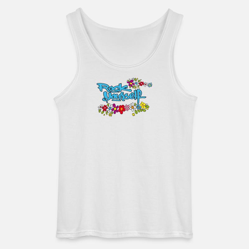 Rock Yourself  - Gildan Männer Tank Top - Weiß