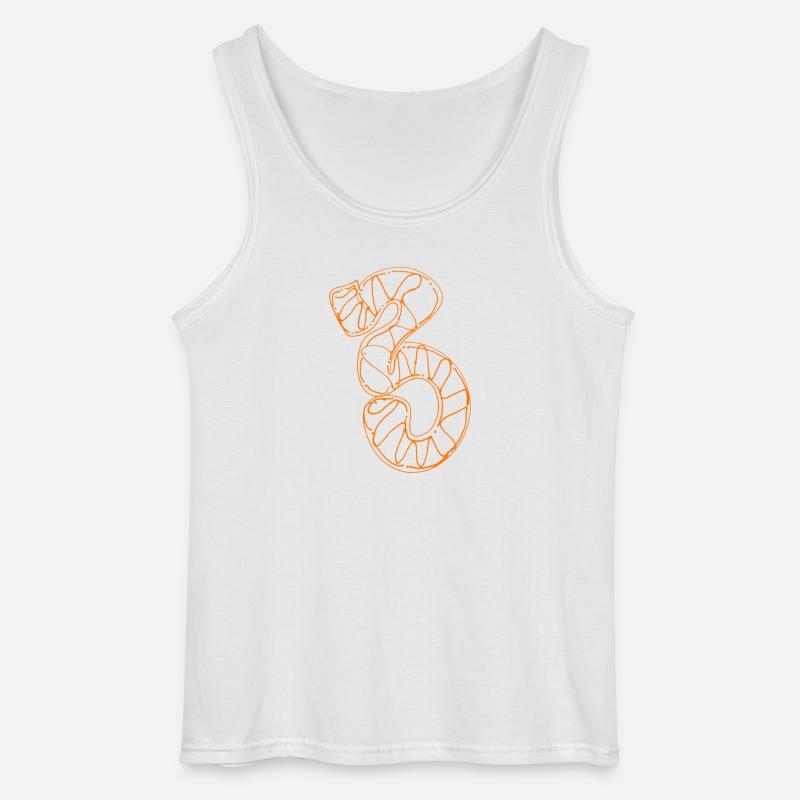 Orangene 3 Graffiti Style - Gildan Männer Tank Top - Weiß