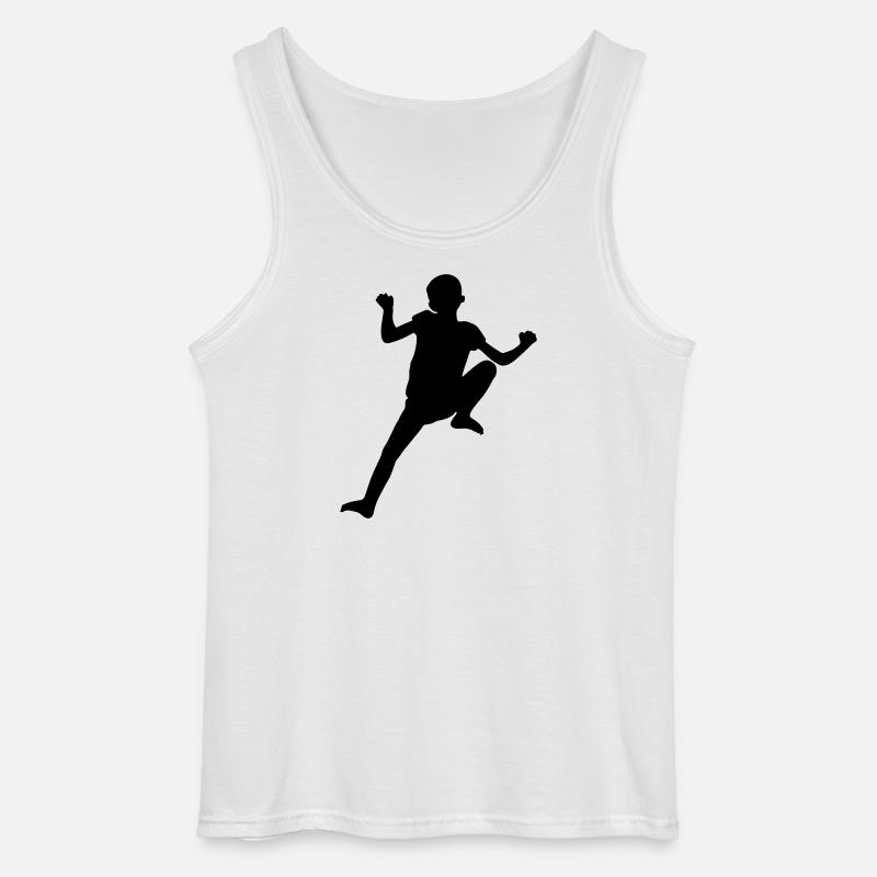 Spider Climber Boy – Kletterabenteuer - Gildan Männer Tank Top - Weiß