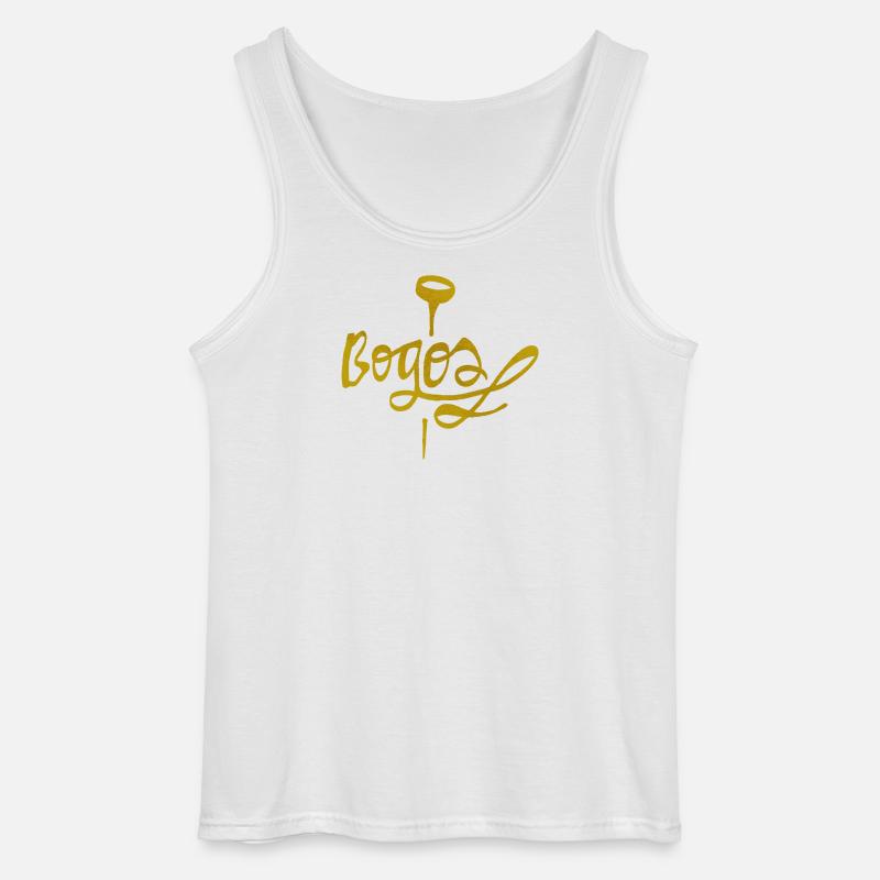 Bogos - Gildan Männer Tank Top - Weiß
