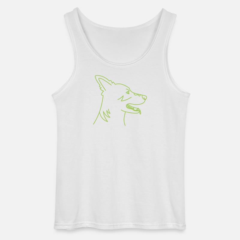 AmarokGeist - Gildan Männer Tank Top - Weiß