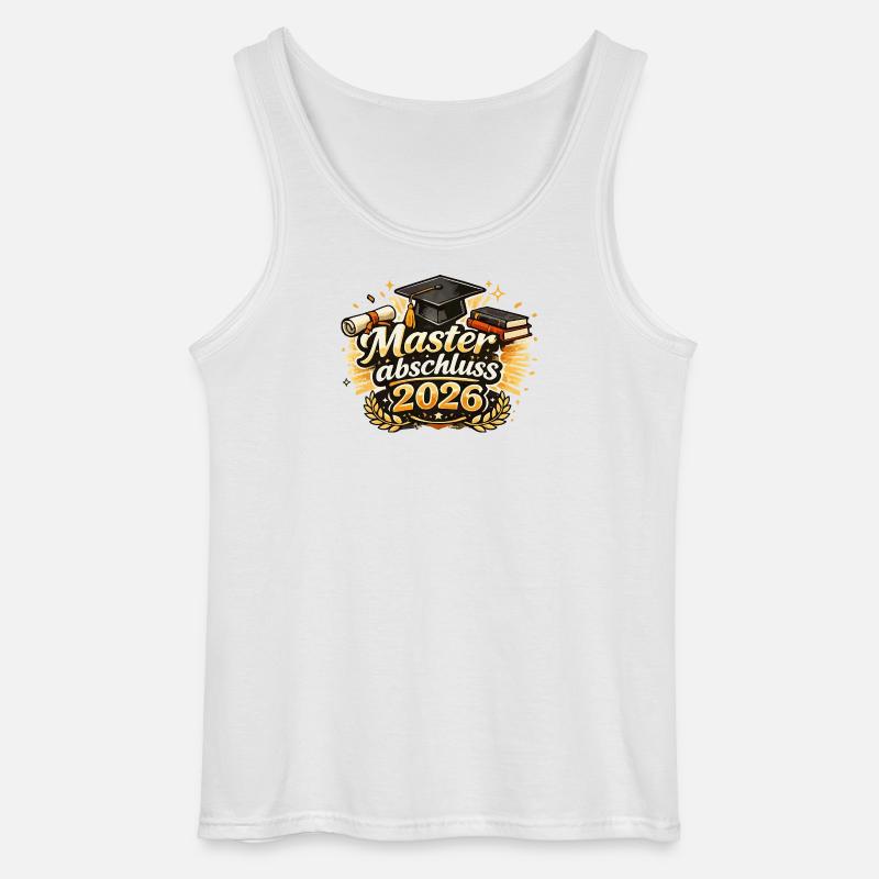 Masterabschluss 2026 - Gildan Männer Tank Top - Weiß