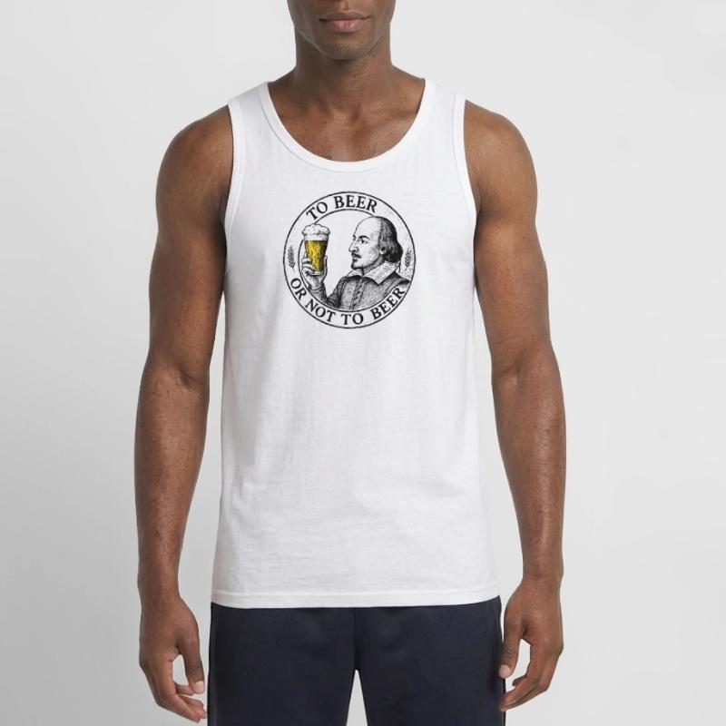 Bier oder nicht Bier Gildan Männer Tank Top