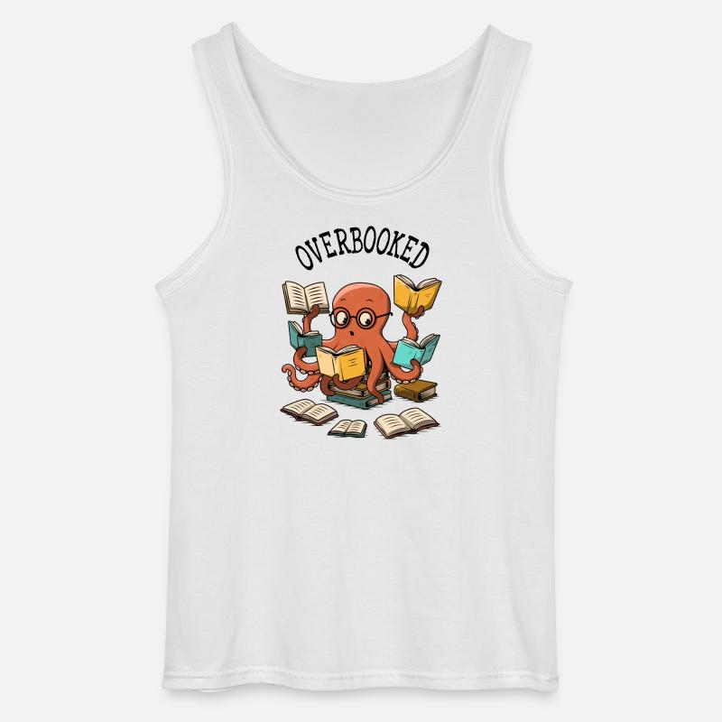 Überbucht - Gildan Männer Tank Top - Weiß
