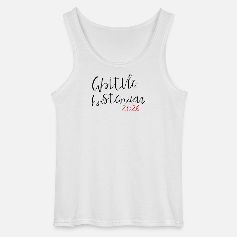 Abitur passed - Gildan Men’s Tank Top - white