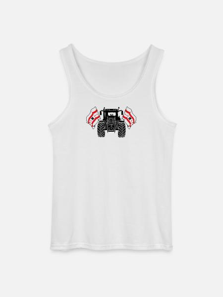 Drenthe_Tractor_Pride - Gildan Men’s Tank Top - white