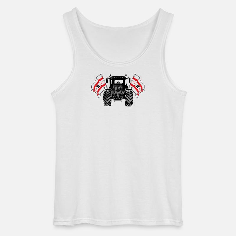 Drenthe_Tractor_Pride - Gildan Men’s Tank Top - white