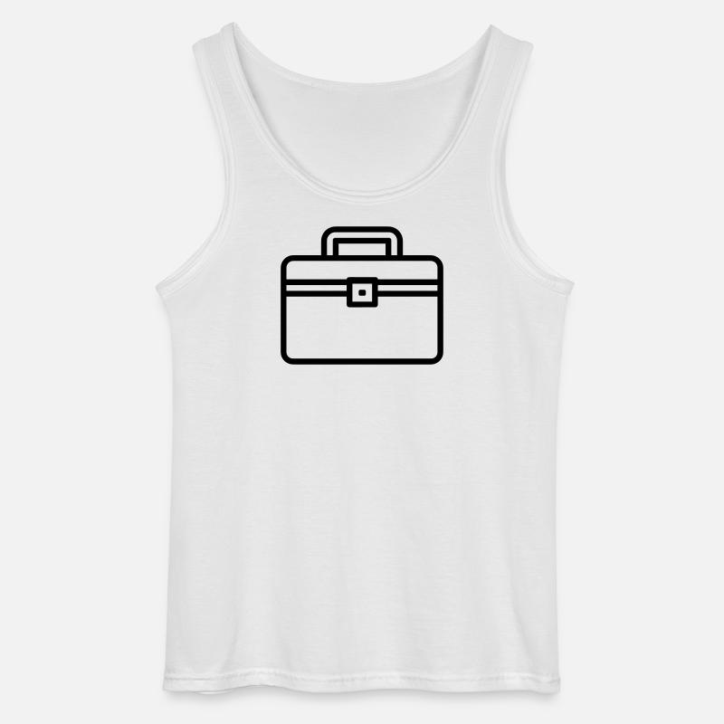 Werkzeugkasten - Gildan Männer Tank Top - Weiß