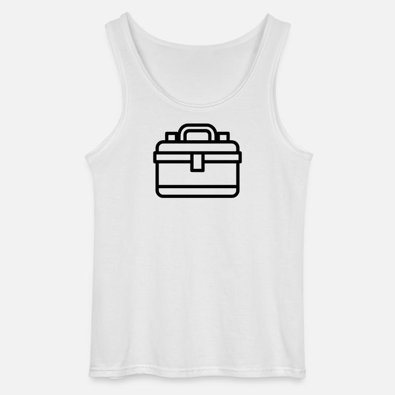 Toolbox - Gildan Men’s Tank Top - white
