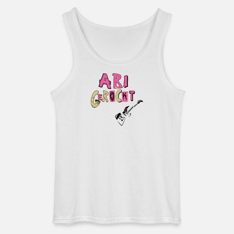 Schulabschluss Abi gerockt - Gildan Männer Tank Top - Weiß