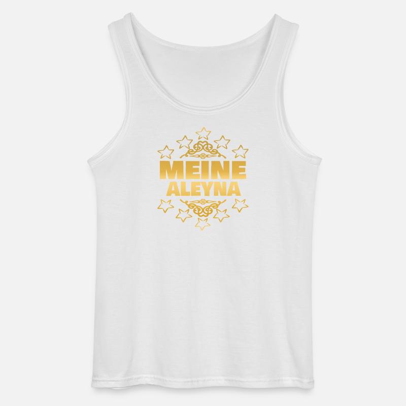 Ehefrau Aleyna - Gildan Männer Tank Top - Weiß