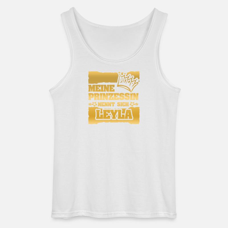 Spruch Leyla - Gildan Männer Tank Top - Weiß