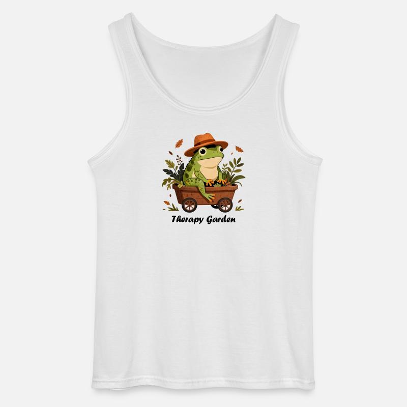 Froschgärtner, Therapiegarten - Gildan Männer Tank Top - Weiß