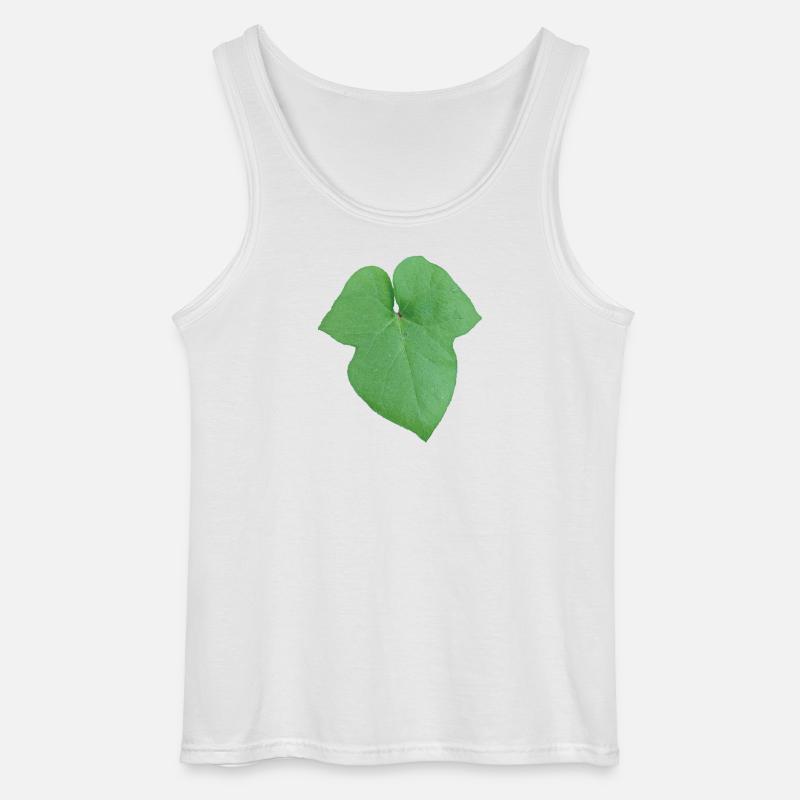Green_Leaf_-_Tiny_Red_Spider - Débardeur Gildan Homme - blanc