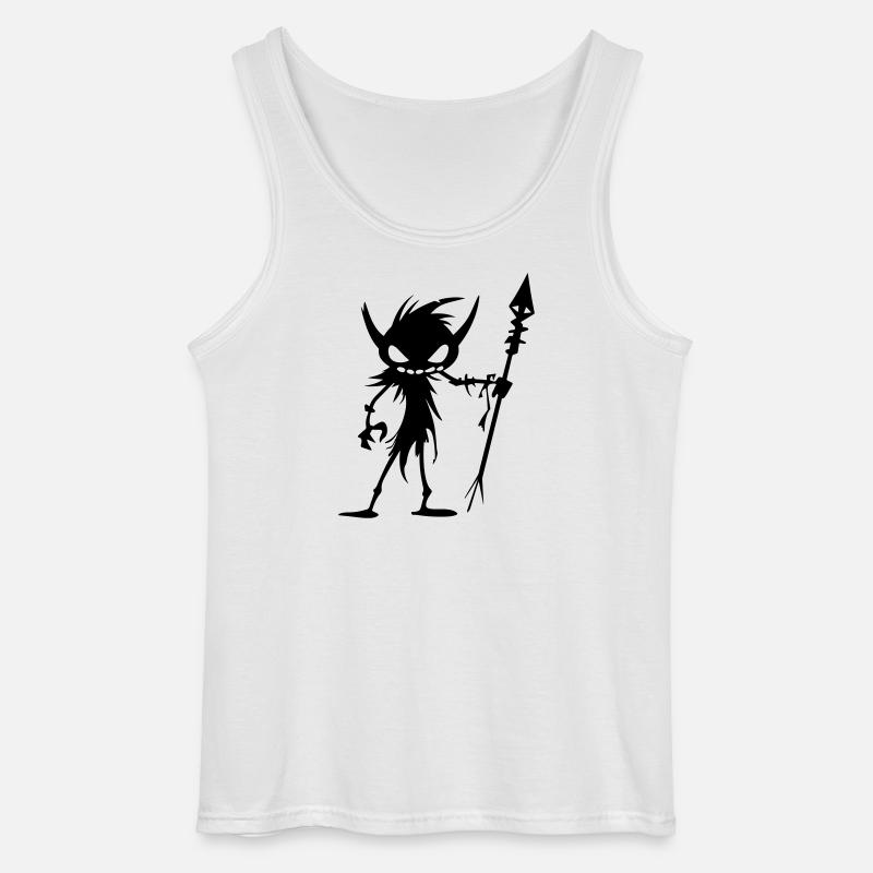 Goblin Ork - Gildan Männer Tank Top - Weiß