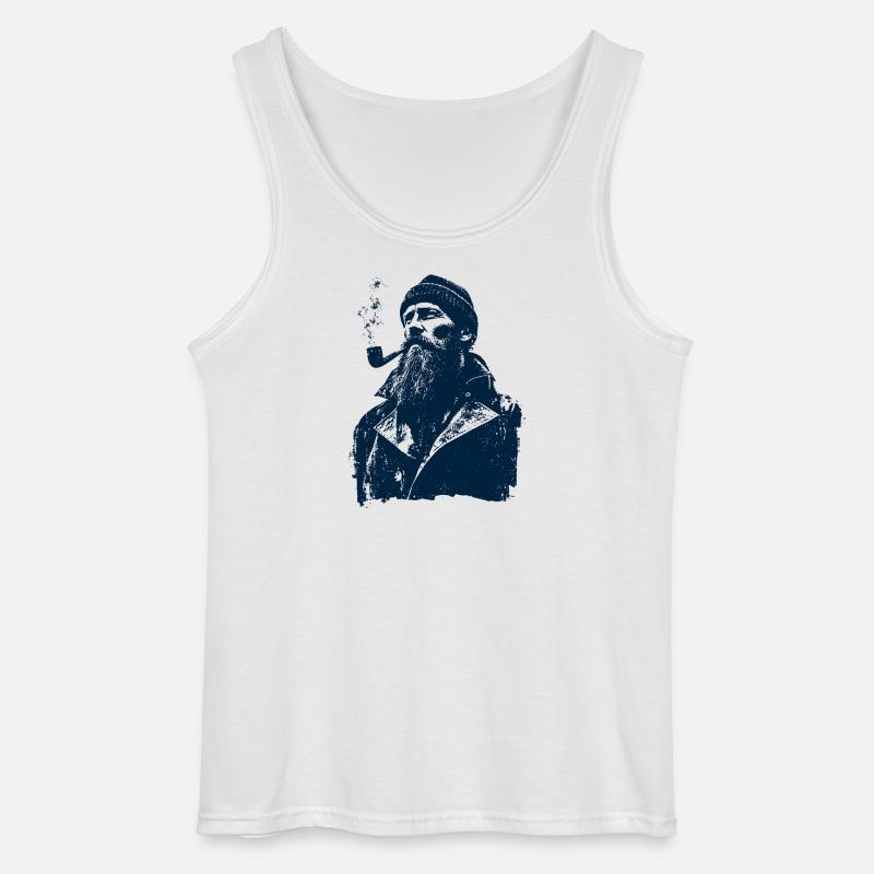 Seemann - Gildan Männer Tank Top - Weiß