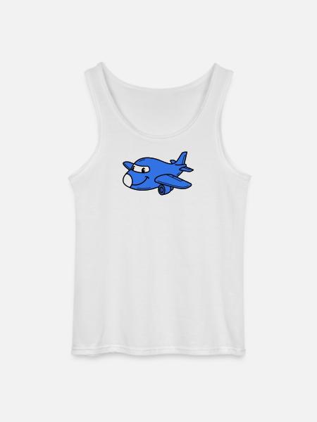 Airplane Kids - Gildan Men’s Tank Top - white