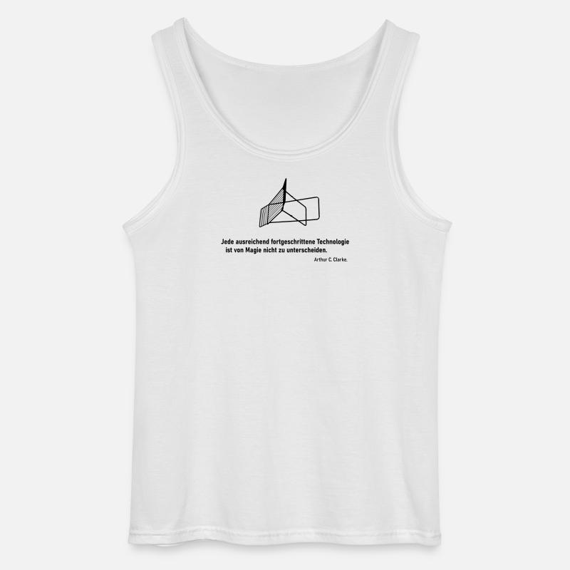 Technologie Wäscheständer - Gildan Männer Tank Top - Weiß