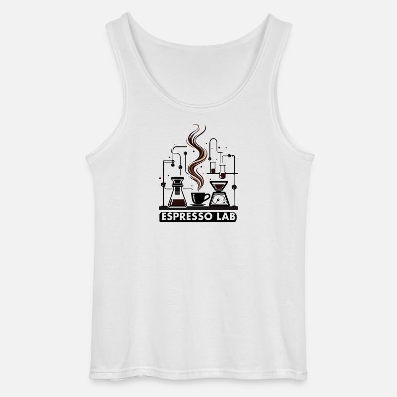 Espresso Lab Espresso Ritual - Gildan Männer Tank Top - Weiß