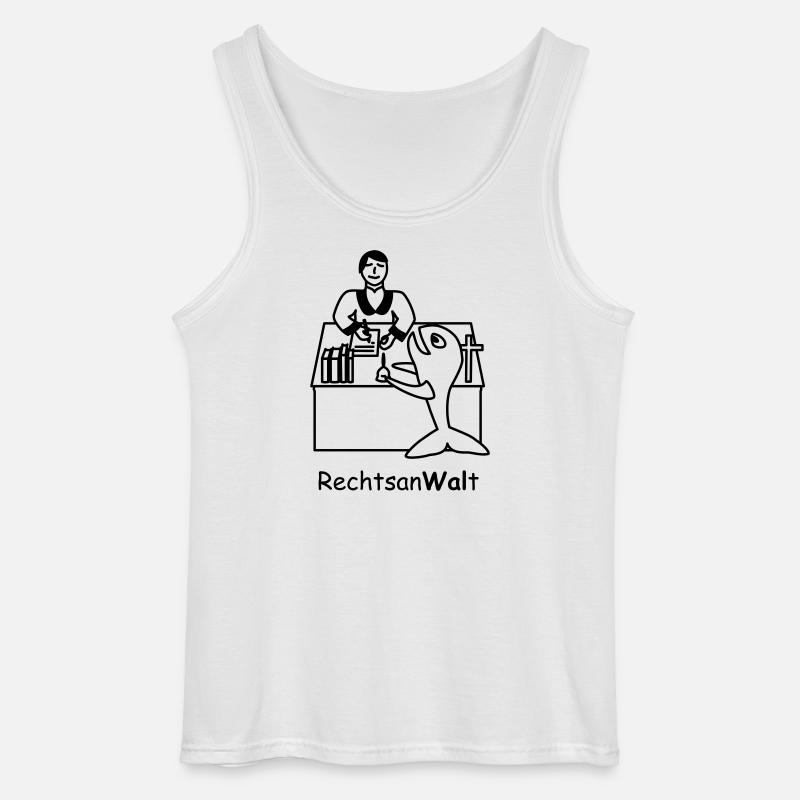 TIB_An-Wal-t - Gildan Männer Tank Top - Weiß