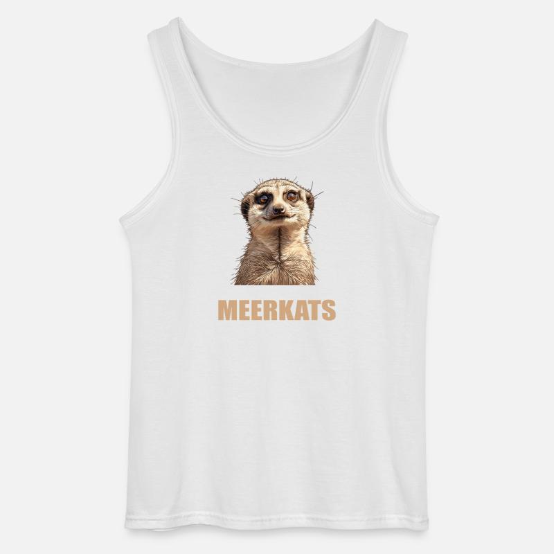 Suricate Erdmännchen - Débardeur Gildan Homme - blanc