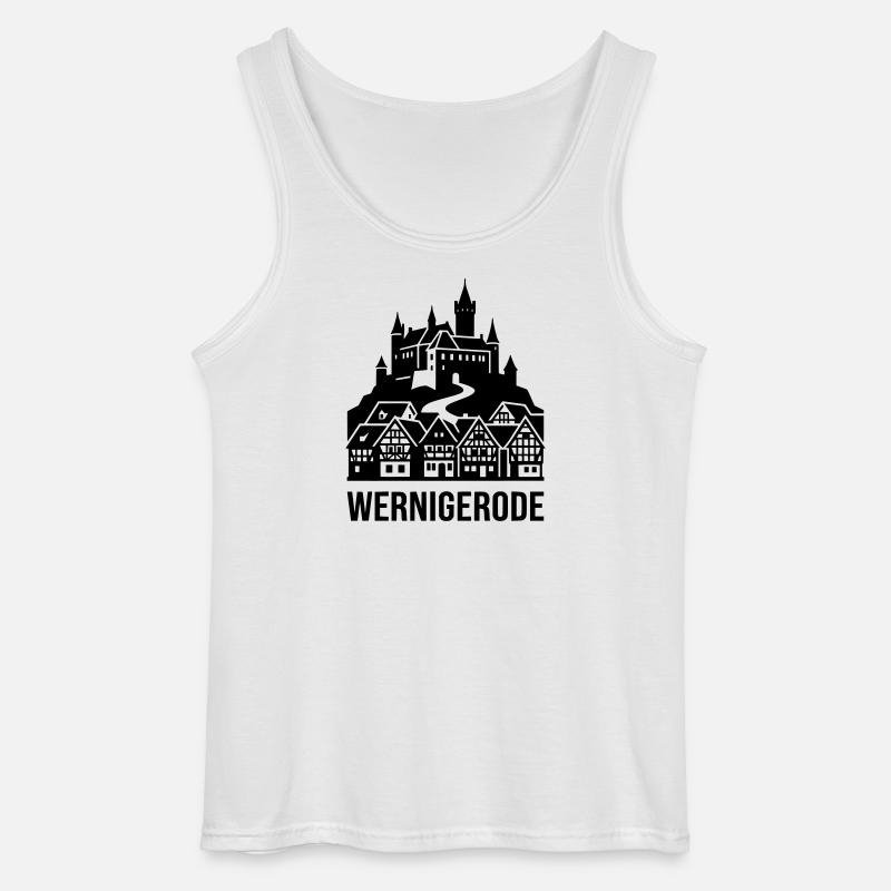 Wernigerode Harz - Gildan Männer Tank Top - Weiß