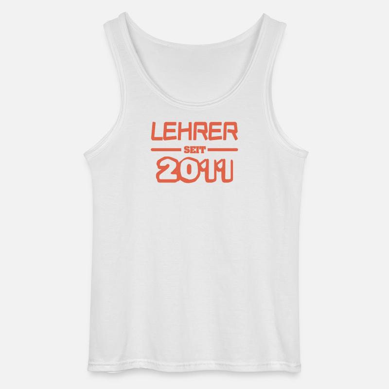 Lehrer 2011 - Gildan Männer Tank Top - Weiß