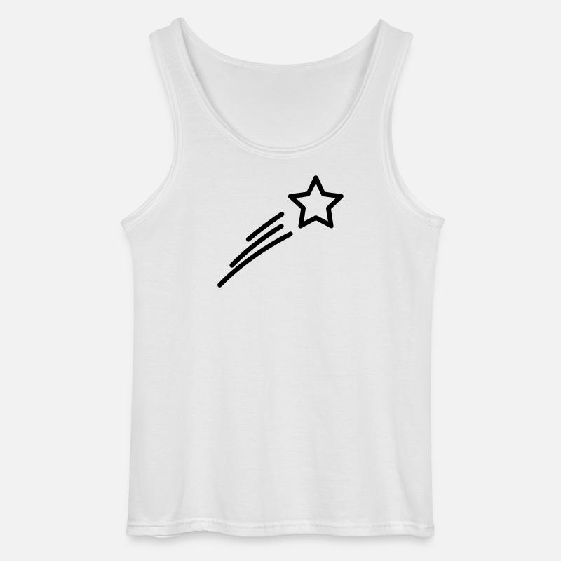 Sternschnuppe - Gildan Männer Tank Top - Weiß