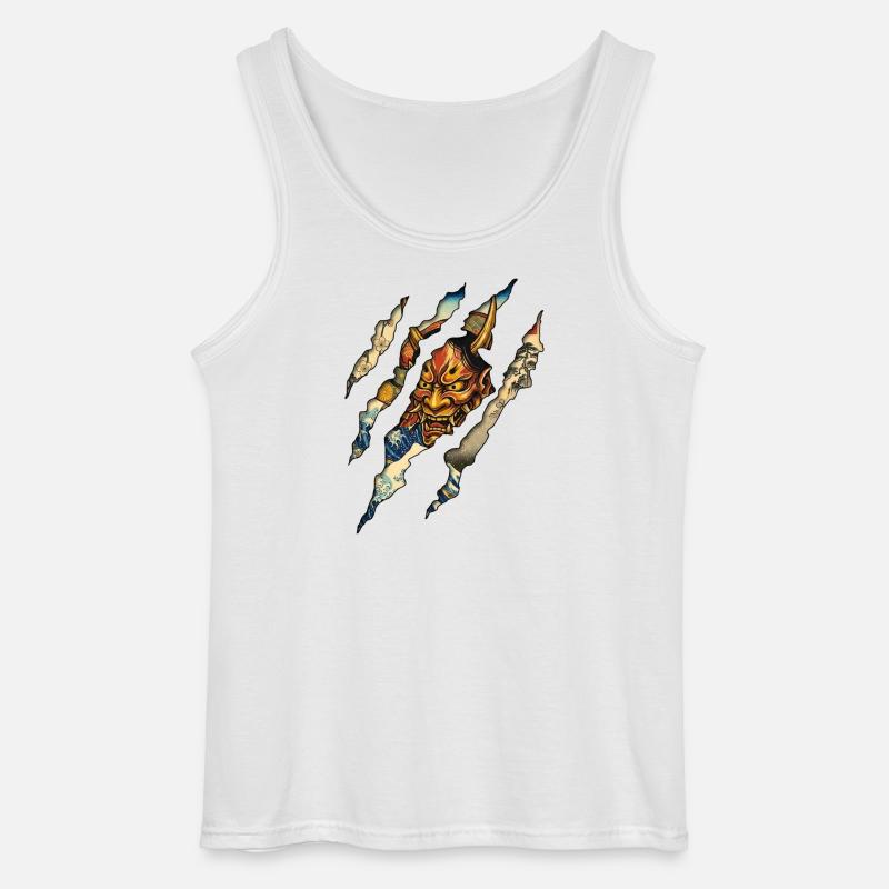 Samurai Claw - Gildan Männer Tank Top - Weiß