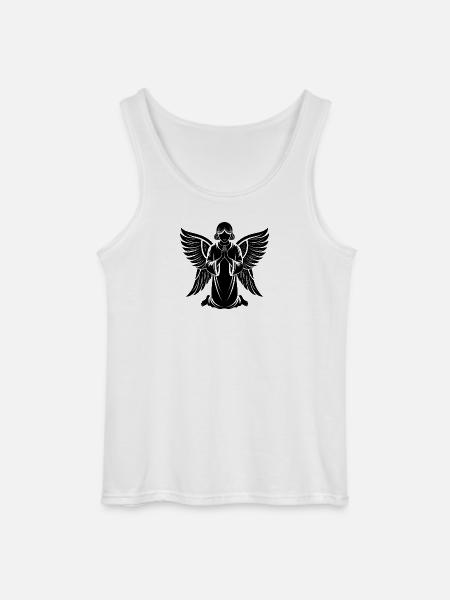 Engel - Gildan Männer Tank Top - Weiß