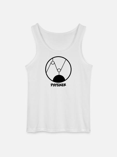 Physiker - Gildan Männer Tank Top - Weiß