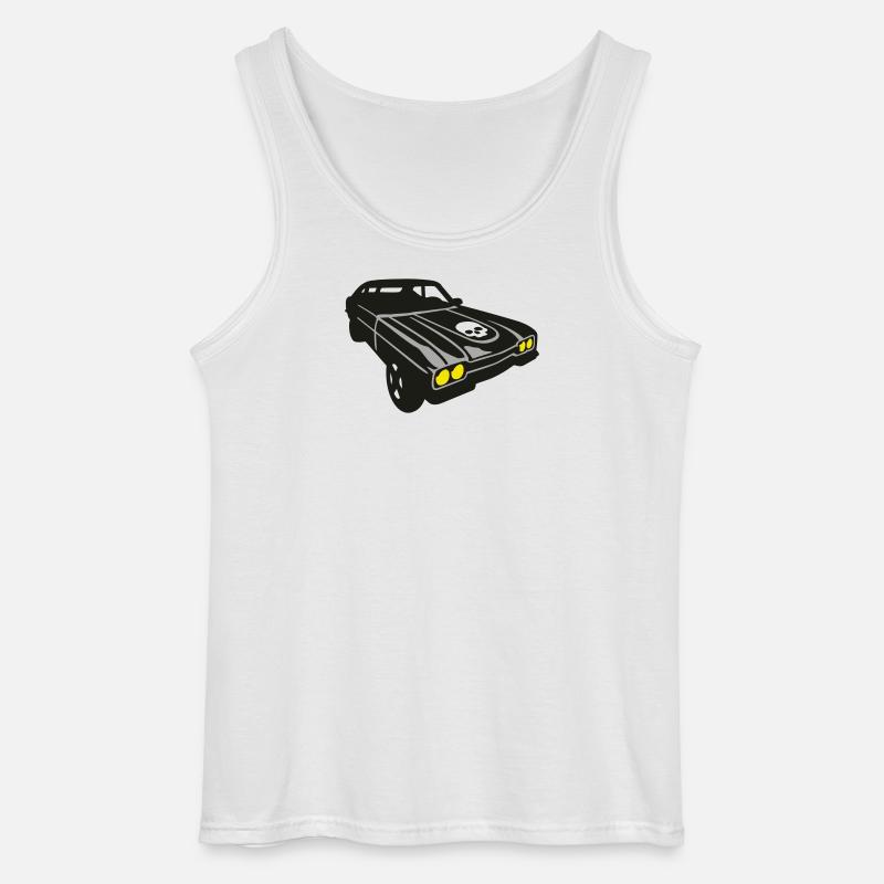 devils ride - Gildan Männer Tank Top - Weiß