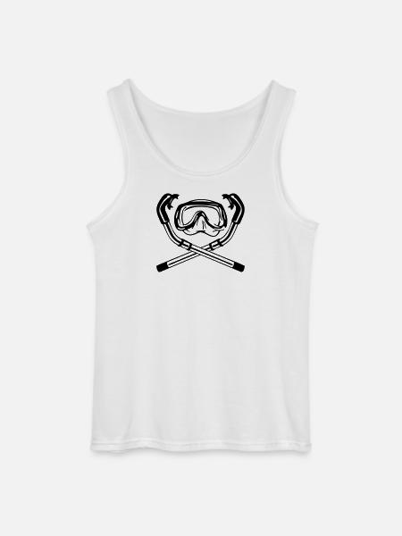 taucher - diving is not a crime - Gildan Men’s Tank Top - white
