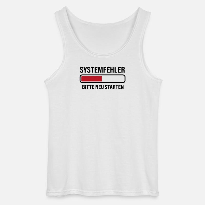 Systemfehler - Gildan Männer Tank Top - Weiß