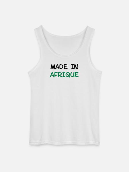 Made in AFRIQUE ! - Débardeur Gildan Homme - blanc