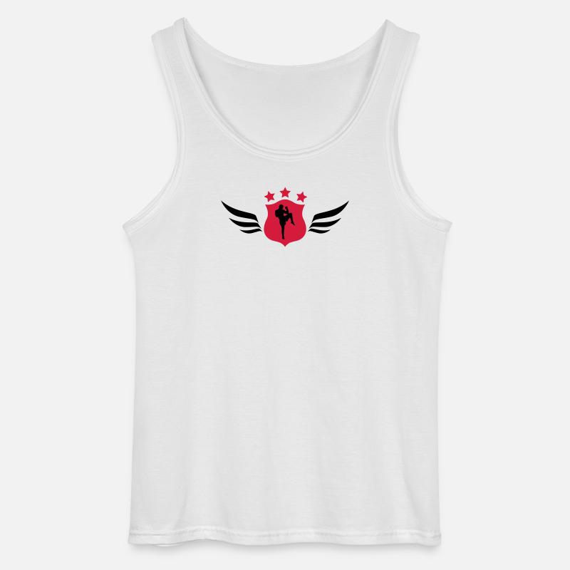 Kickboxen / Kickboxing / Kickboxer / Kick Boxing - Gildan Männer Tank Top - Weiß